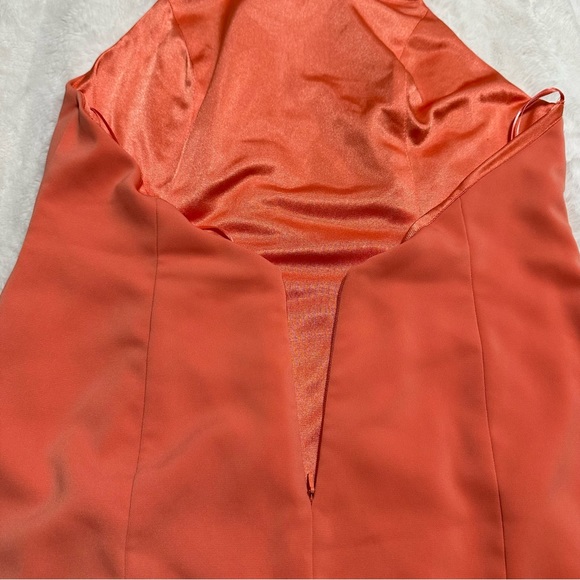 Jay Godfrey Papaya Orange Benioff Open Back Halter Mini
Dress Size 10 - Picture 10 of 15